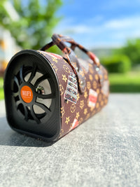 Haut-parleurs HiFi de Luxe – Style Sac à Main