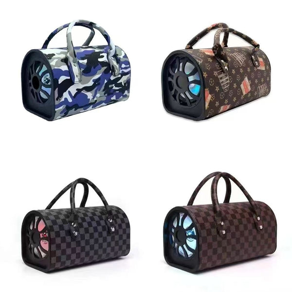 Haut-parleurs HiFi de Luxe – Style Sac à Main